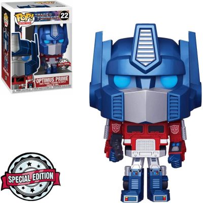 Funko Pop Retro Toys - Transformers Optimus Prime 22 (Metallic) (Special Edition)