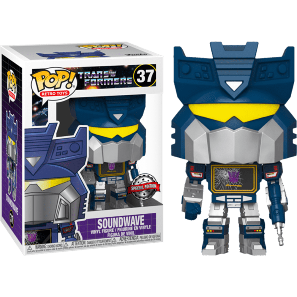 Funko Pop Retro Toys - Transformers Soundwave 37 (Special Edition)