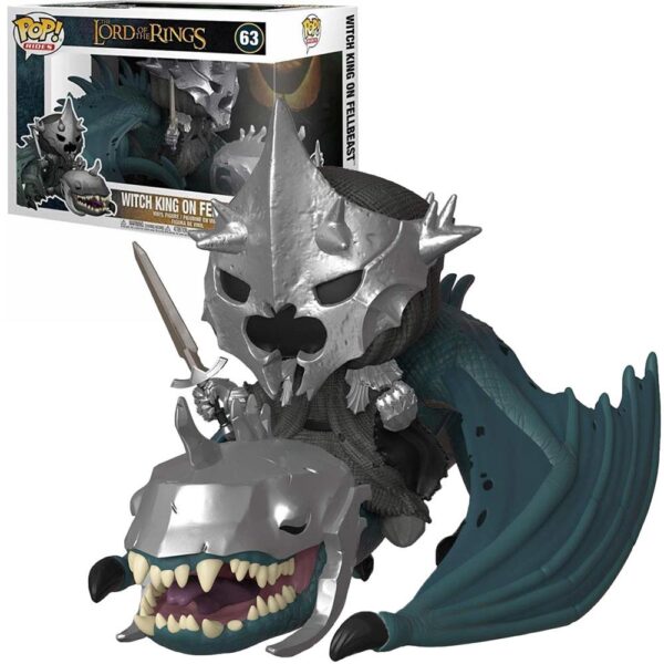 Funko Pop Rides - The Lord Of The Rings Witch King On Fellbeast 63
