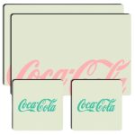 Kit 2 Jogo Americano – Coca-Cola Bege Kit 2 Jogo Americano – Coca-Cola Bege