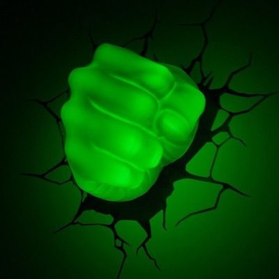 Luminaria De Parede - Hulk