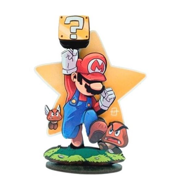 Miniatura Geek Mdf - Mario