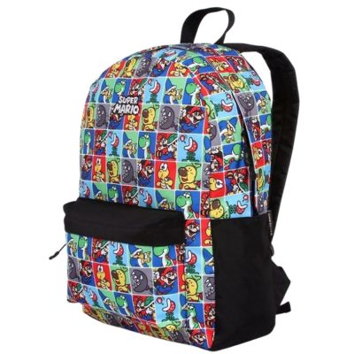 Mochila Costas 30X42cm - Super Mario Personagens