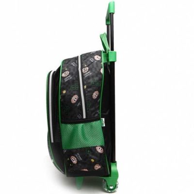 Mochila De Rodinhas 30X48,5Cm - Turma Da Mônica Cebolinha Pixel