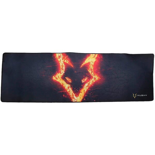 Mouse Pad Gamer Husky Fire Storm Speed Extra Grande