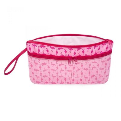 Necessaire Com Bolsos - Flamingos (Sem Embalagem)