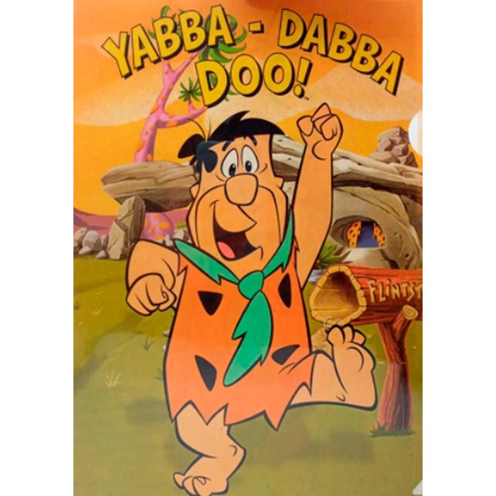 Pasta L A4 Plastica – Flinstones Fred Yabaa Dabba Doo (31X22) Pasta L A4 Plastica – Flinstones Fred Yabaa Dabba Doo (31X22)
