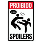Placa Decorativa (24X16) - Proibido Spoiler