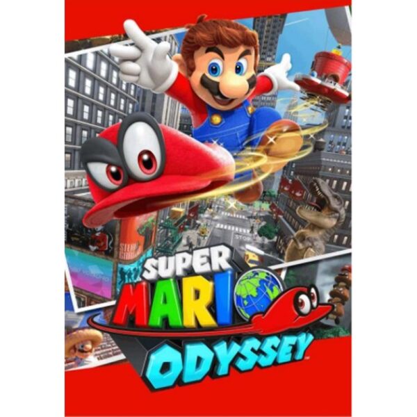 Placa Decorativa (39,5X29,5) - Super Mario Odyssey