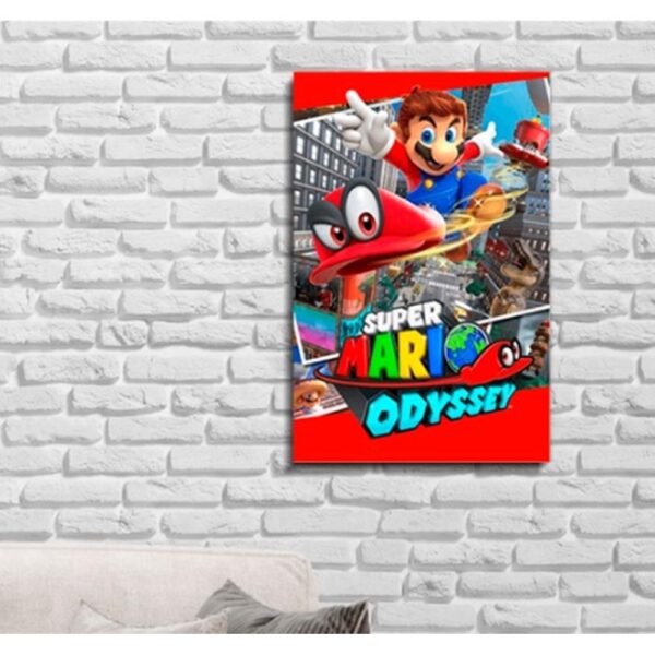 Placa Decorativa (39,5X29,5) - Super Mario Odyssey