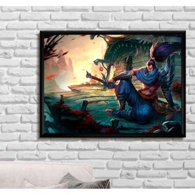 Quadro (32,5X44,5) - League Of Legends Yasuo