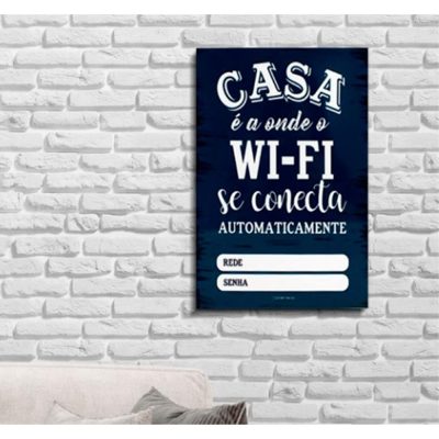 Quadro C/Caneta (26,5X20) - Wi-Fi Conecta