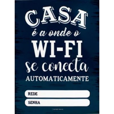 Quadro C/Caneta (26,5X20) - Wi-Fi Conecta