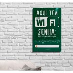 Quadro C/Caneta (26,X20) - Wi-Fi Senha