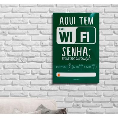 Quadro C/Caneta (26,X20) - Wi-Fi Senha