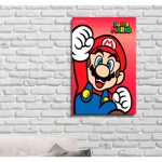 Quadro Slim 26X20cm - Super Mario