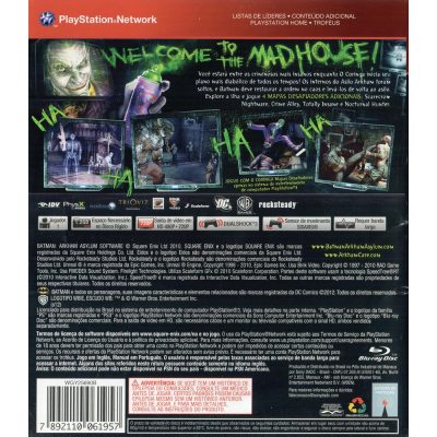 Batman Arkham Asylum Game Of The Year Edition - Ps3 (Greatest Hits) #1