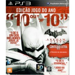 Batman Arkham City + HD Batman Detetive Ps3 (Seminovo) (Jogo Mídia Física)  - Arena Games - Loja Geek
