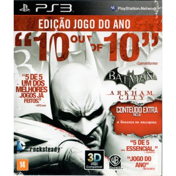Batman Arkham City Edição Jogo Do Ano - Ps3 #2