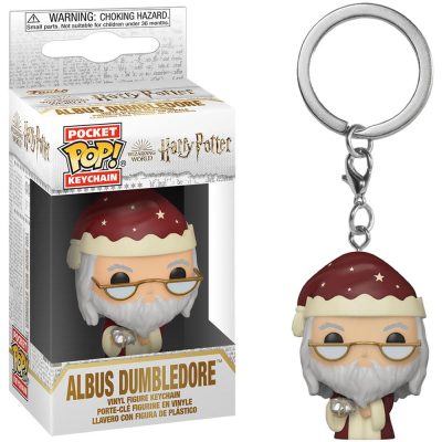 Funko Pocket Keychain - Harry Potter Albus Dumbledore Holiday