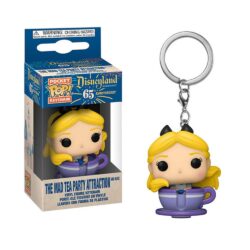 Funko Pocket Pop Keychain - Disney 65Th The Mad Tea Party Attraction And Alice