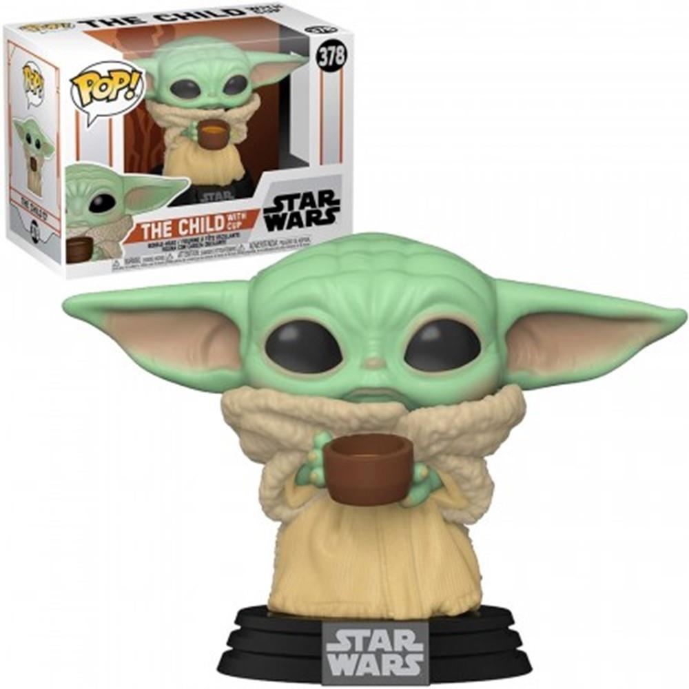 Funko Pop Disney - Star Wars Mandalorian The Child With Cup 378