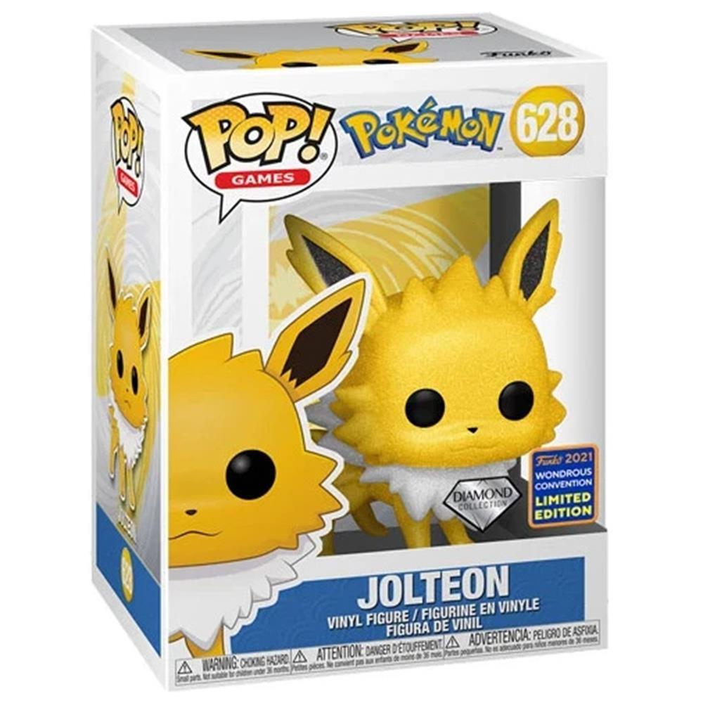 Funko Pop Games - Pokemon Jolteon 628 (Diamond) (2021 Wondrous Convention Limited Edition) #1