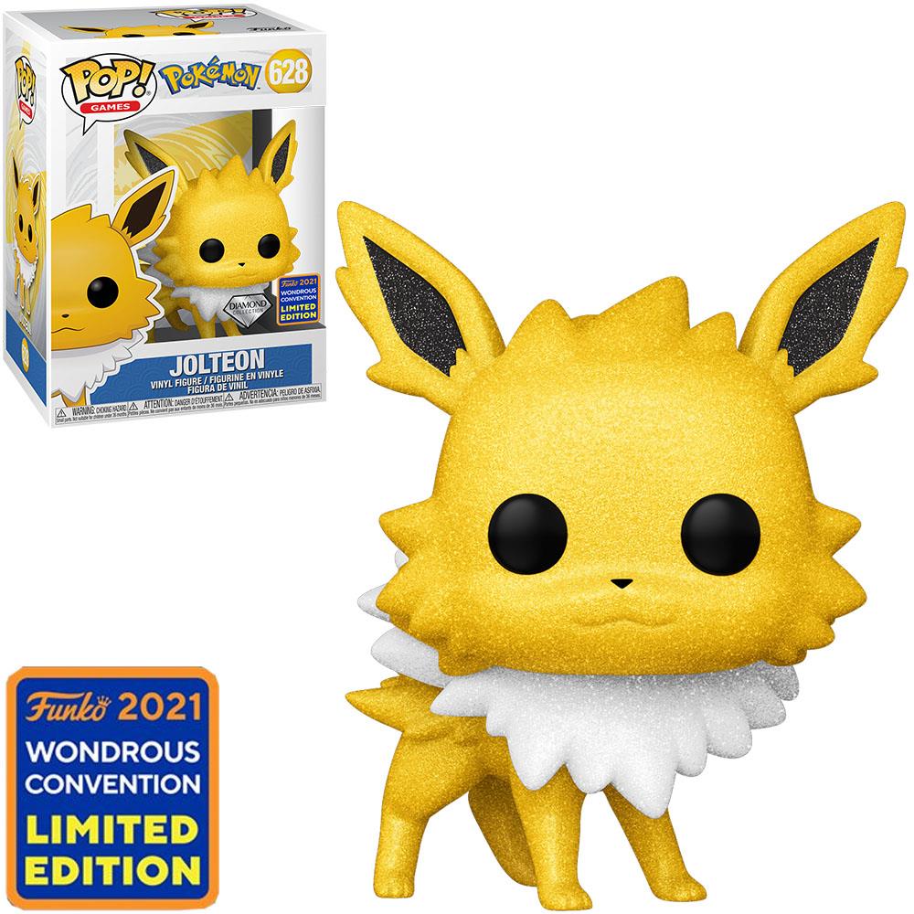 Funko Pop Games - Pokemon Jolteon 628 (Diamond) (2021 Wondrous Convention Limited Edition) #1
