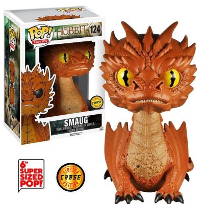 Funko Pop Movies - The Hobbit Smaug 124 (Sized) (Chase) (Yellow Eyes) #1