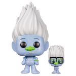 Funko Pop Movies - Trolls World Tour Guy Diamond 882 (With Tiny) (Diamond Collection)