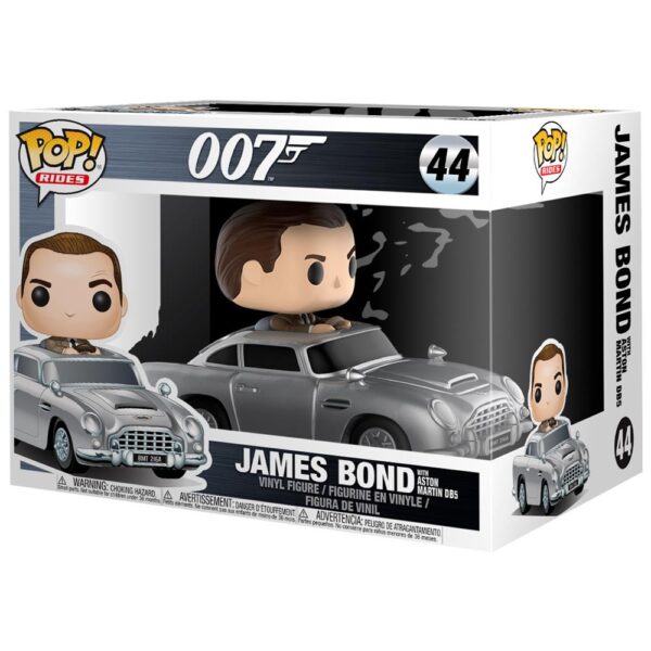 Funko Pop Rides - 007 James Bond 44 (Sean Connery) (With Aston Martin Db5) (Vaulted)