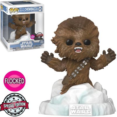 Funko Pop Star Wars - Deluxe Empire Strikes Back 40Th Chewbacca 374 (Flocked) (Special Edition) #1