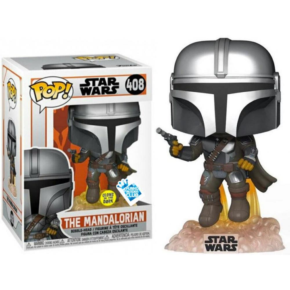 Funko Pop Star Wars - The Mandalorian 408 (Glows) (Funko Insider Club)