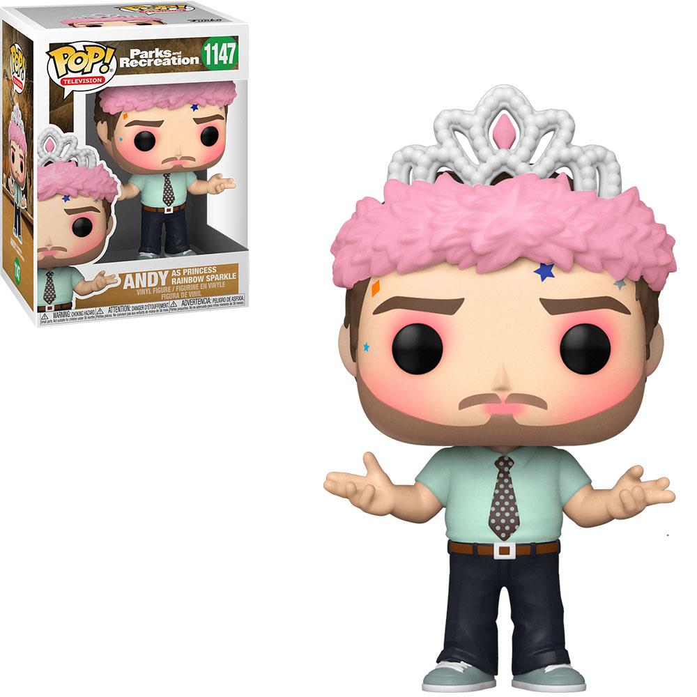 Funko Pop Television – Parks And Recreation Andy 1147 (As Princess Rainbow Sparkle) Funko Pop Television - Parks And Recreation Andy 1147 (As Princess Rainbow Sparkle)