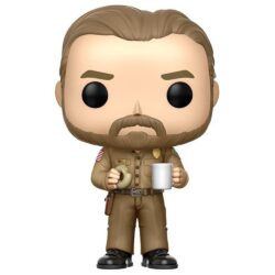 Funko Pop Television - Stranger Things Hopper 512 (No Hat With Donut) (Chase)