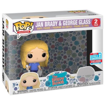 Funko Pop Television - The Brady Bunch Jan Brady &Amp; George Glass (2 Pack) (2018 Fall Convention Exclusive) #1