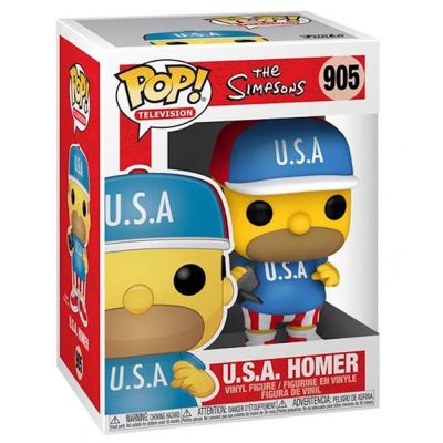 Funko Pop Television - The Simpsons U.S.A Homer 905