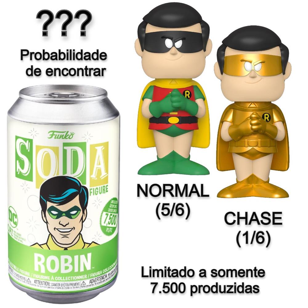 Funko Soda Figure - Batman Robin (Edição Limitada A 7.500 Peças)