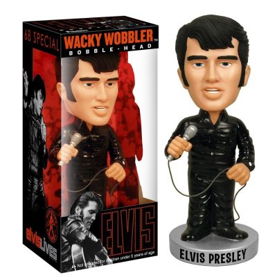 Funko Wacky Wobbler Bobble-Head - Elvis Presley Black Suit (Vaulted)