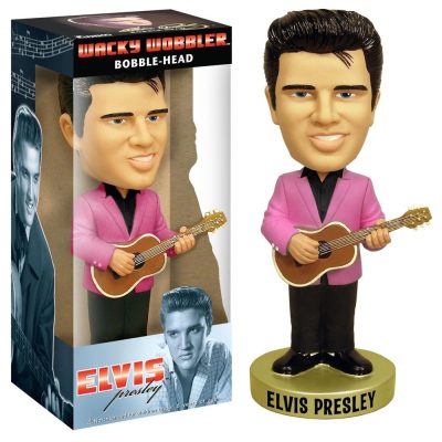 Funko Wacky Wobbler Bobble-Head - Elvis Presley Pink Jacket (Vaulted)