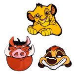 Kit (3) Pin Rei Leao