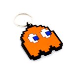 Kit Com 5 Chaveiros Emborrachados – Pac Man E Fantasminhas Kit Com 5 Chaveiros Emborrachados - Pac Man E Fantasminhas