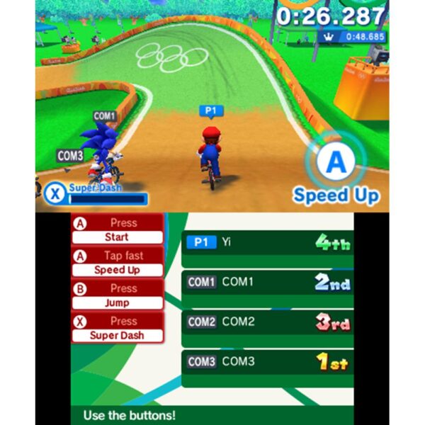 Mario E Sonic At The Rio 2016 Olympic Games - Nintendo 3Ds