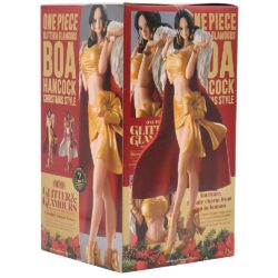One Piece Boa Hancock - Christmas Color Gold Glitter & Glamours Banpresto