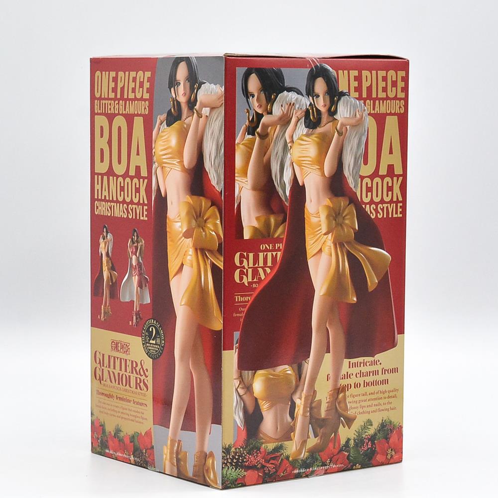 One Piece Boa Hancock - Christmas Color Gold Glitter & Glamours Banpresto