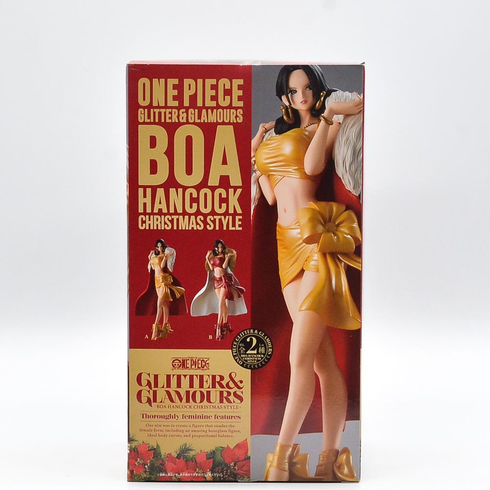 One Piece Boa Hancock - Christmas Color Gold Glitter & Glamours Banpresto