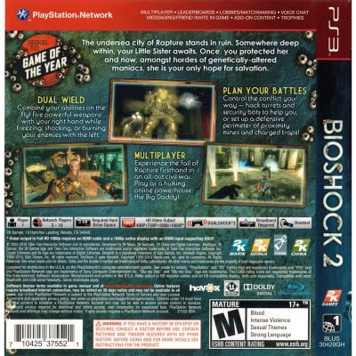 Bioshock 2 - Ps3 (Greatest Hits)