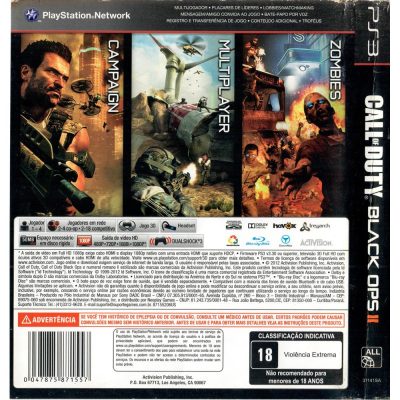 Call Of Duty Black Ops 2 - Ps3 #3 (Sem Manual)