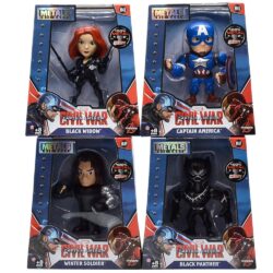 Captain America Civil War Kit 4 Heroes - Metals Die Cast Jada Toys
