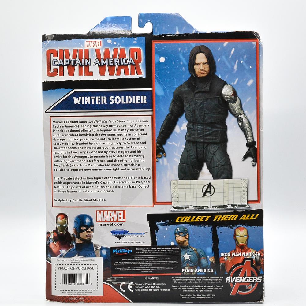 Captain America Civil War Winter Soldier - Diamond Select Toys #1